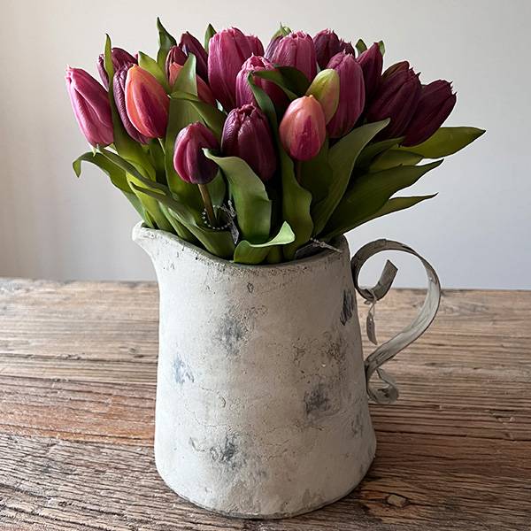 Strauß Kunsttulpen lila hell | Mooie Tijd